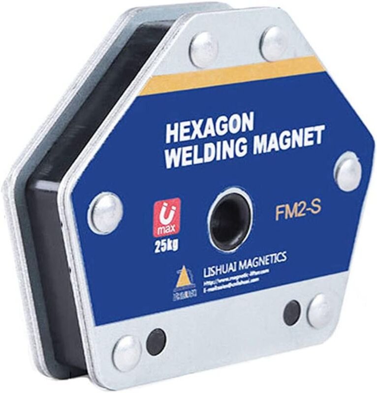 Aougo - Magnete zum Schweißen, FM2-S Max. 25 kg Magnetwinkel zum Schweißen Für Winkelhalter 30°, 45°, 60°, 75°, 90°, 105...
