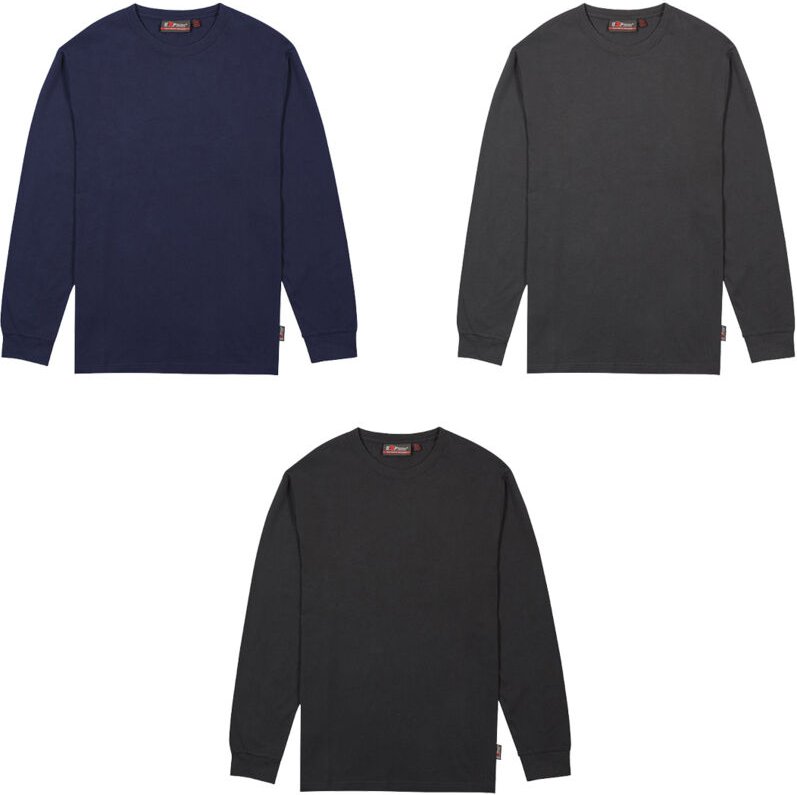 UPower Renga Langarm-Arbeits-T-Shirt - XXL - Schwarze