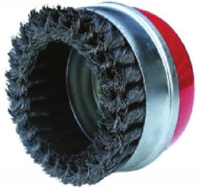 Rotierende Drahtbürste Ø 60 mm mit gewellten Drähten Outifrance