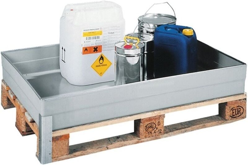 Auffangwanne 150l gfk o.Befestigungswinkel L1200xB800xH165mm - 5113 - Cemo