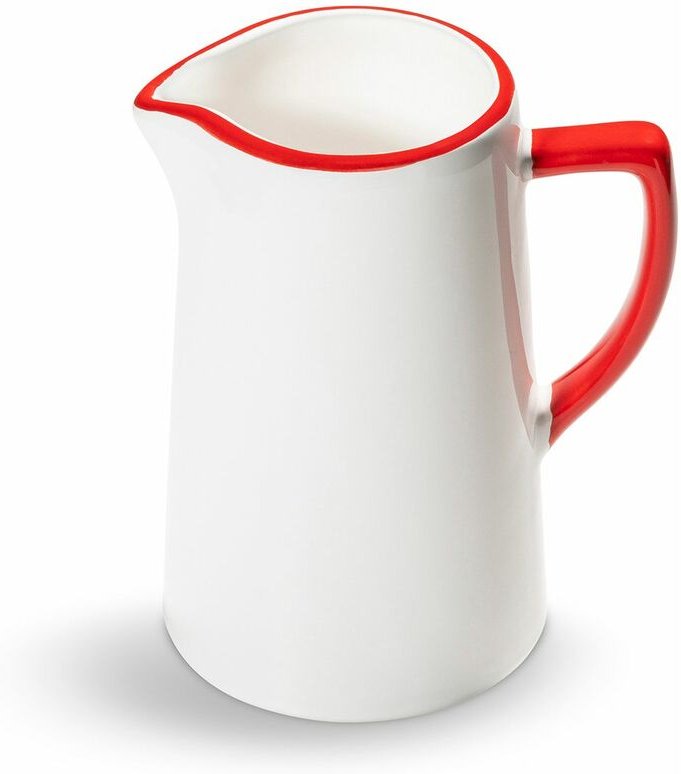 Gmundner Keramik - Rubinroter Rand, Wasserkrug (0,7L)