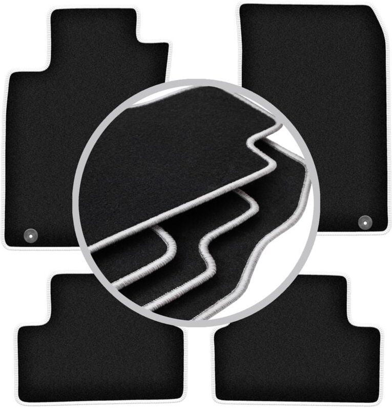 CARLUX-SILVER Autofußmatten für: Infiniti Q30 Fließheck (2015-2019)