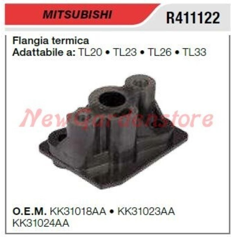 Thermoflansch MITSUBISHI Tagliasiepe TL20 23 26 33 R411122
