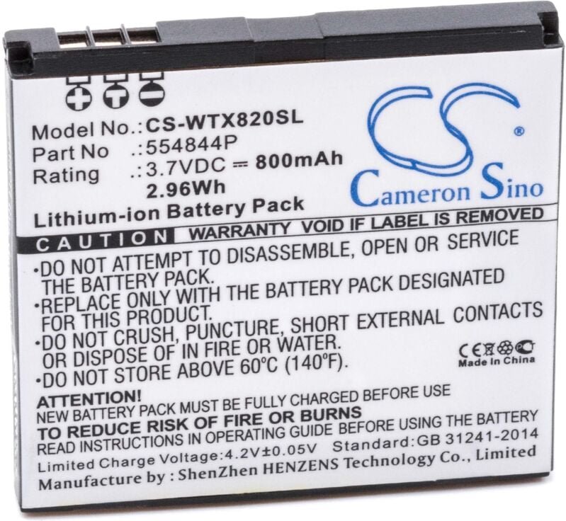vhbw 1x Akku kompatibel mit MLS Destinator Talk&Drive 43SL A, Talk&Drive 43SL GPS Navigation Navi (800 mAh, 3,7 V, Li-Io...