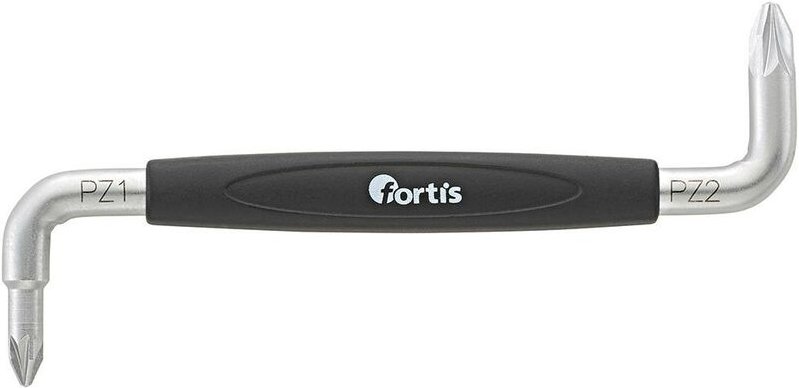 Winkelschraubendreher PZ1+PZ2x100mm FORTIS