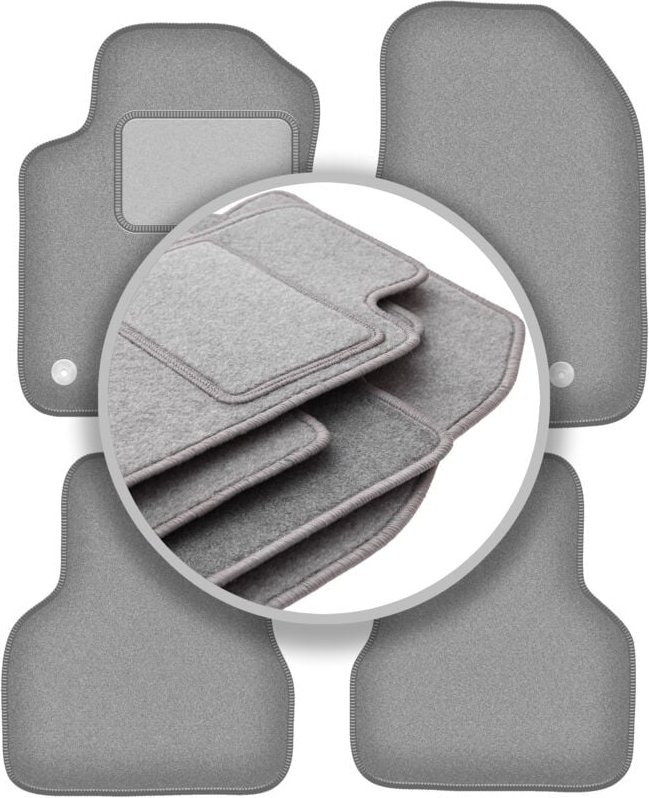 Graue Fußmatten für: Alfa Romeo Giulietta Schrägheck (2010-2020)