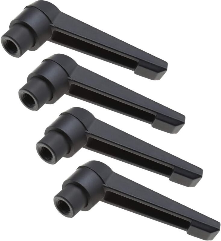 Thumbnail - Csparkv - M10x80mm Der Herr der Werkzeuge 4 Stück Klemmhebelgriff mit Innengewinde, verstellbare Metallknöpfe