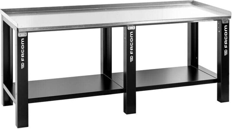 Facom - Werkbank 2 m - Oberseite verzinktes Blech WB2.2000GSPF