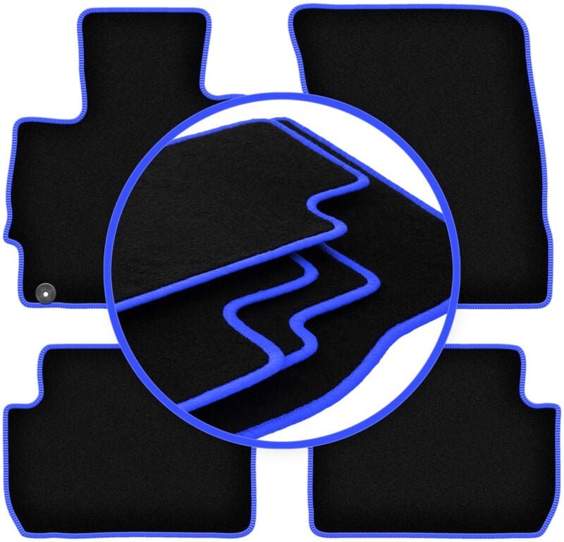 CARLUX-BLUE Autofußmatten für: Mitsubishi Eclipse Cross SUV (2017-)