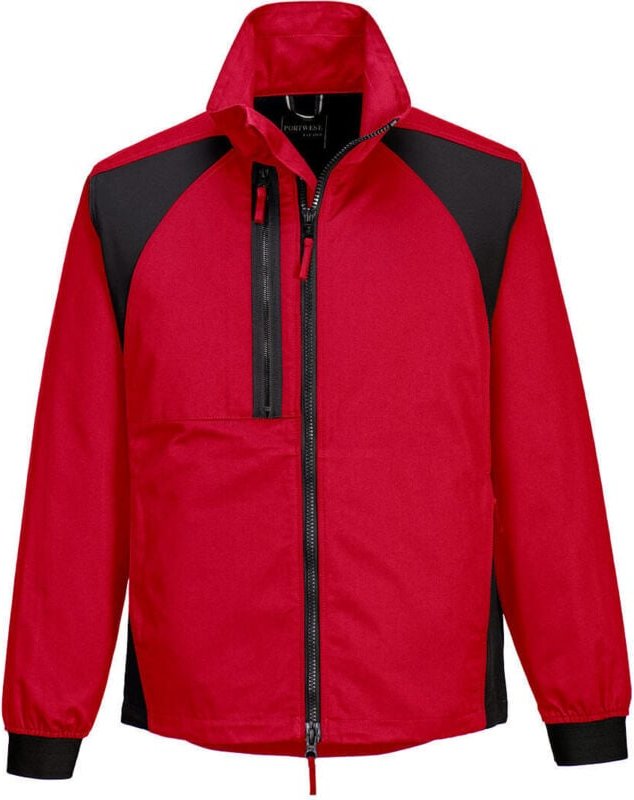 Thumbnail - Arbeitsjacke WX2 Stretch Dunkelrot S