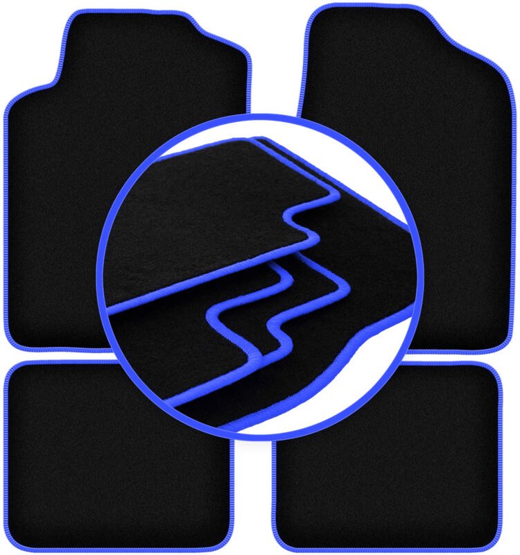 CARLUX-BLUE Autofußmatten für: Chrysler Stratus Limousine (1995-2001)