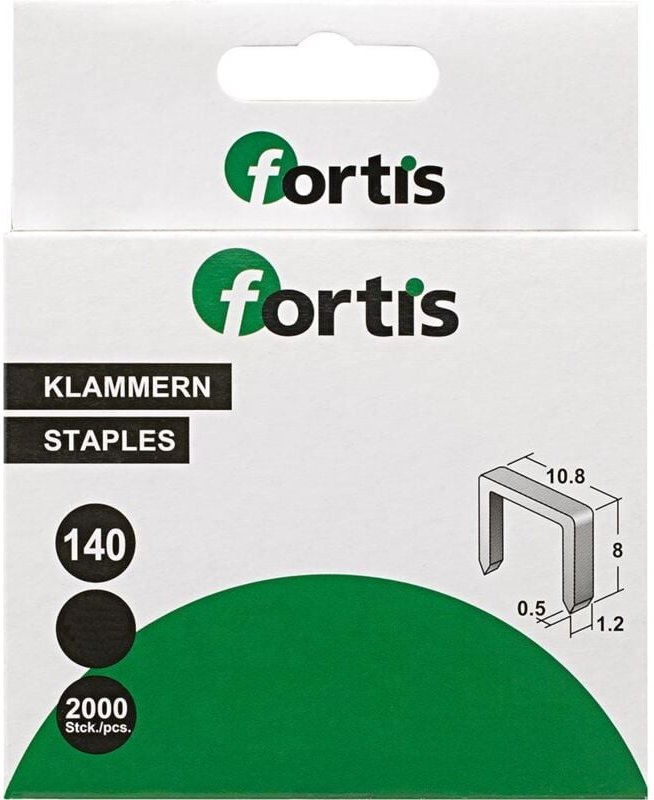 Thumbnail - Fortis Heftklammer 8 mm a 2000Stk.