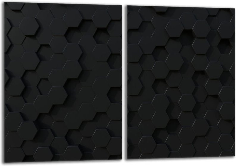 Glasschutzplatte für den Herd 2x40x52 Muster