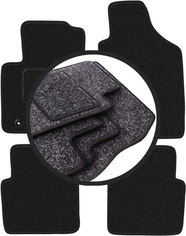 ANTHRA Auto-Fußmatten für: Ford Ka MK2 FL Fließheck (2012-2018)