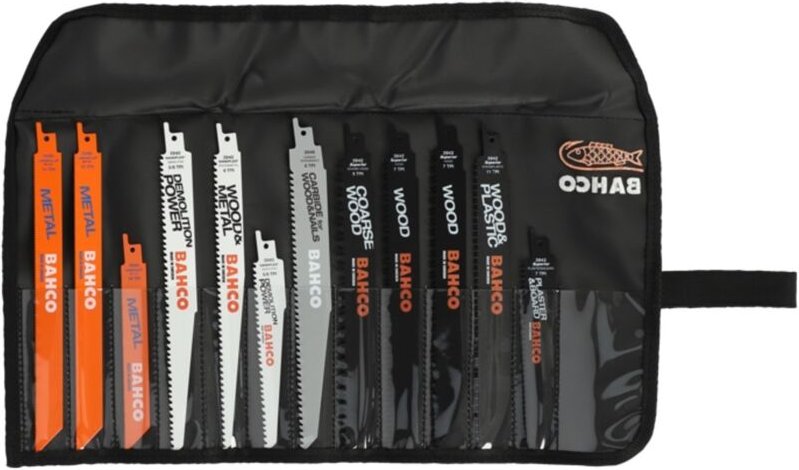 Bahco Säbelsägeblätter-Satz für Holz - 12-tlg.