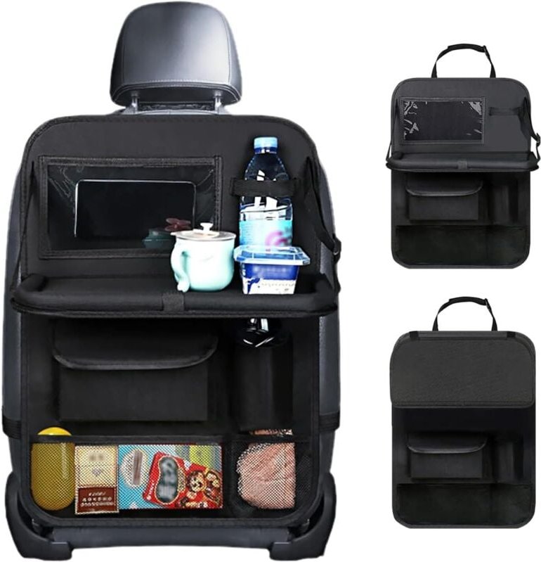 Thumbnail - Auto Organizer Autositz Organizer Groß Rückenlehnenschutz Auto Kinder Multifunktional Wasserdicht Rücksitz Organizer mit...
