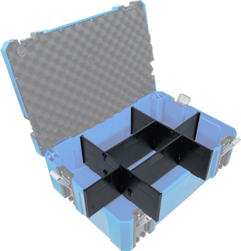 Fachteiler für Systemkoffer Größe M 6-tlg.