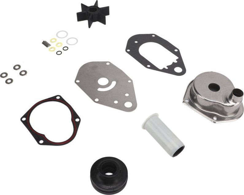 Reparatursatz für Wasserpumpenlaufrad 46‑812966A12, Edelstahl, Ersatz für Mariner 4-Takt-Außenbordmotoren - Jeffergarden