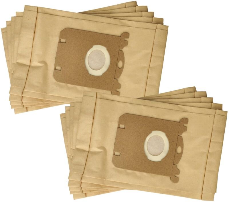 10x Staubsaugerbeutel kompatibel mit aeg System Pro p 3 e, System Pro p 5 e Staubsauger - Papier, 25,8cm x 16,2cm, Sandf...