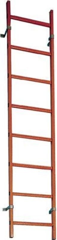 Zarges Schachtleiter 300mm lichte Breite GFK, 4 Sprossen