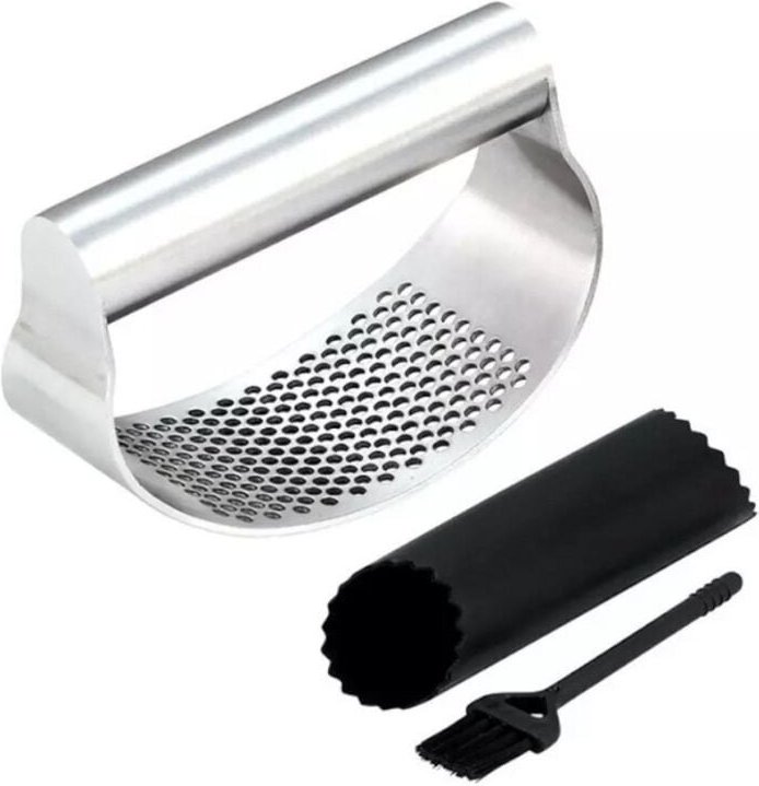 KINGHOFF KH-1632 Knoblauchschäl- und Pressset