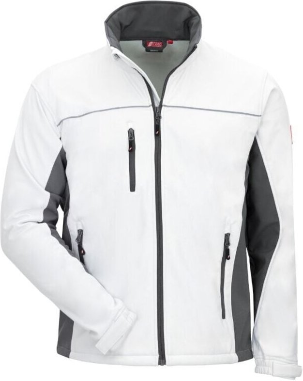 Nitras - Softshelljacke motion tex light 7153 Weiß / Grau Gr. 3XL