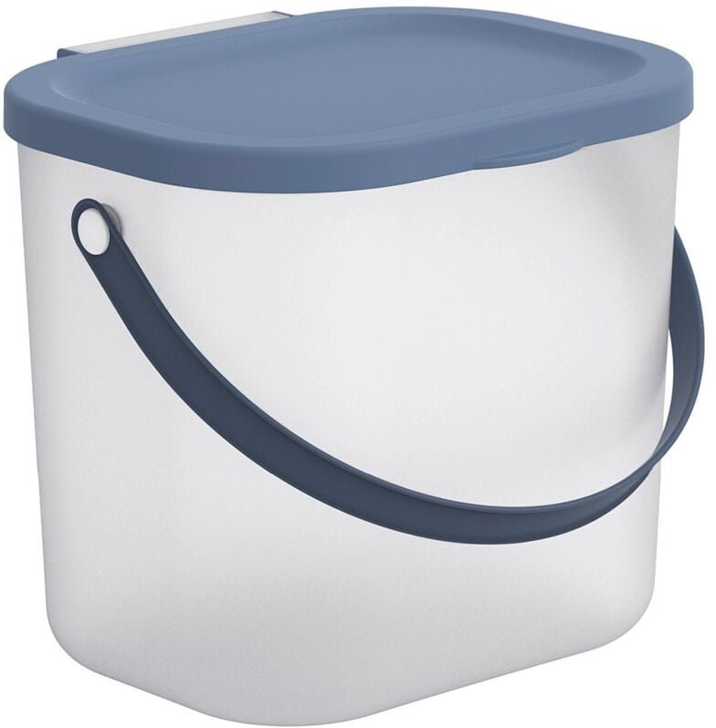 Waschmittelbehälter Albula 6 l blau transparent Waschmittelbox - Rotho