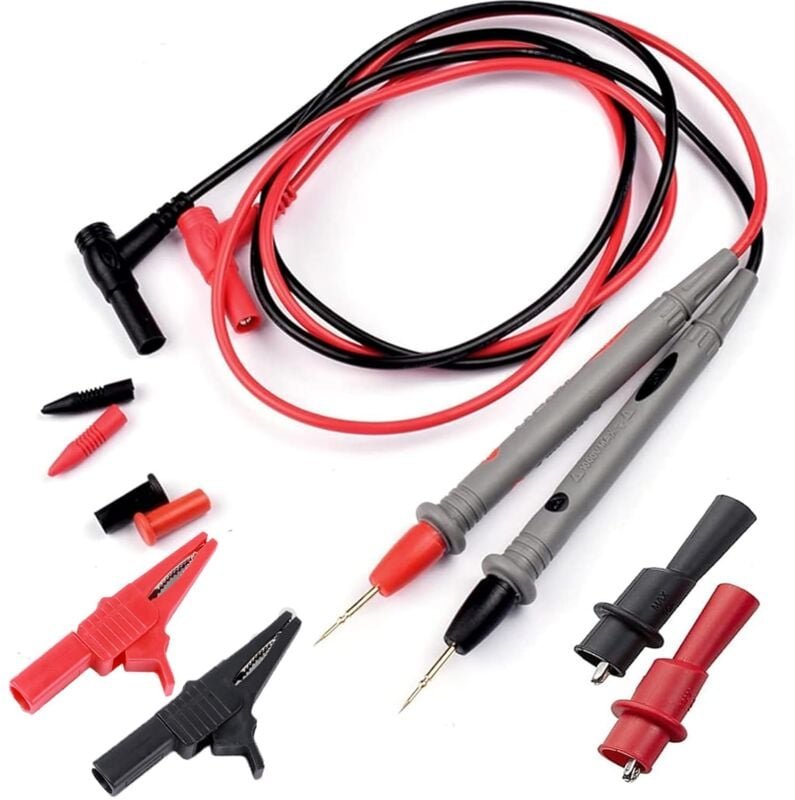 Bluedeer - Messleitungen für Multimeter Set, Prüfsonden, Krokodilklemmen, Messspitzen für Multimeter
