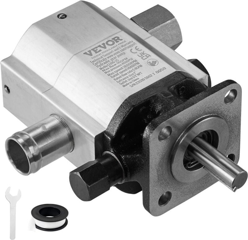 VEVOR Hydraulische Holzspalterpumpe 16 GPM 2-stufige 4000 PSI Holzspalterpumpe 1" Einlass 1/2" NPT Auslass 3600 U/min hy...