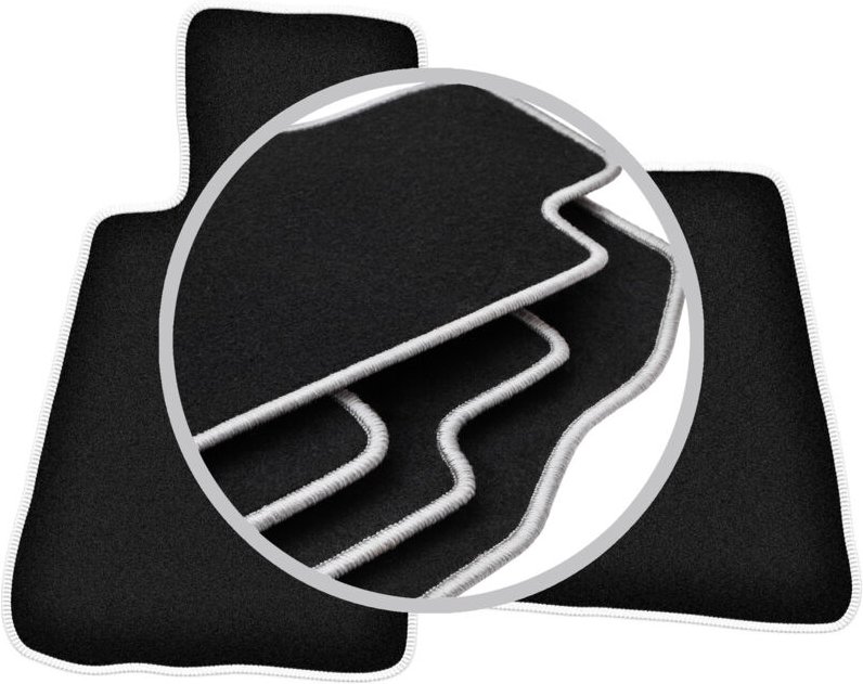 CARLUX-SILVER Autofußmatten für: Smart Roadster Roadster (2002-2005)