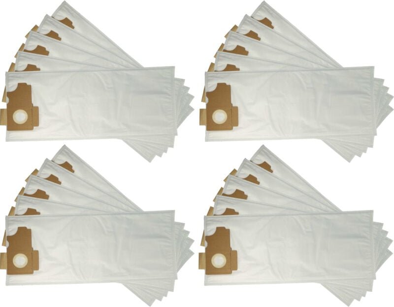 20x Staubsaugerbeutel Ersatz für Kärcher 6.904-311.0 für Staubsauger - Mikrovlies, 35cm x 25cm Weiss - Vhbw