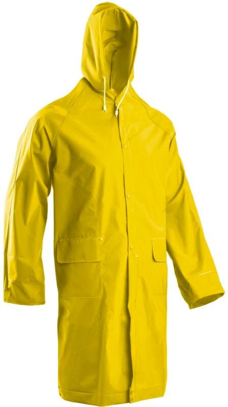 Satz aus 20 - PVC-Arbeitsregenmantel - Gelb L - 48/50