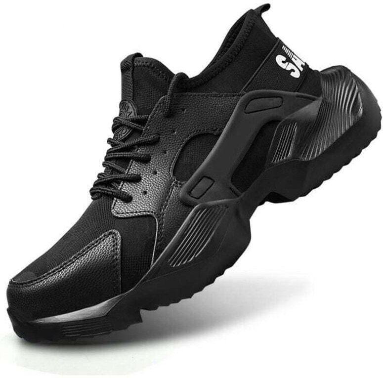 Sicherheitsschuhe, Stahlkappen-Sneaker, leichte, atmungsaktive Arbeits-Sneaker, schützende Industrieschuhe, Größe 44