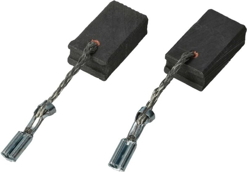 vhbw 2x Kohlebürste 6 x 10 x 17 mm kompatibel mit Bosch GWS 15-125 INOX 3 601 G9X 000 Elektrowerkzeug