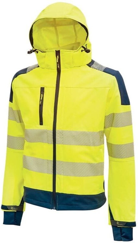 Miky Warnschutzjacke aus Softshell - s - Gelb - U-power