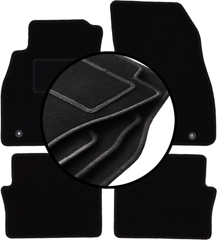 Komplettset Veloursmatten für: Chevrolet Malibu V Kombi, Liftback, Limousine (2011-2015)