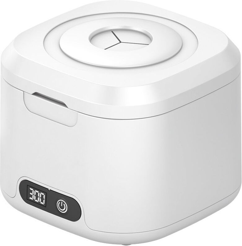 Ultraschallreiniger, 45.000 Hz UV-Ultraschallreiniger für Zahnprothesen, 5 UV-C-Lampen, 340 ml Ultraschallreiniger für Z...