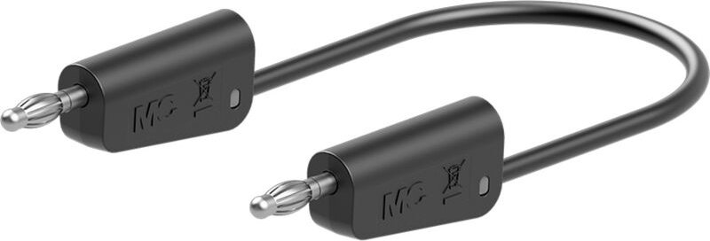 LK-4N-F25 Messleitung 25 cm Schwarz 1 St. - Stäubli