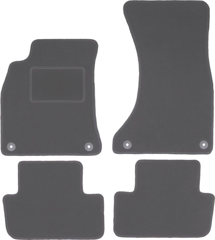 Graphit-Fußmatten für: Audi A4 B8 Limousine, Kombi, Avant, Allroad (2007-2015)