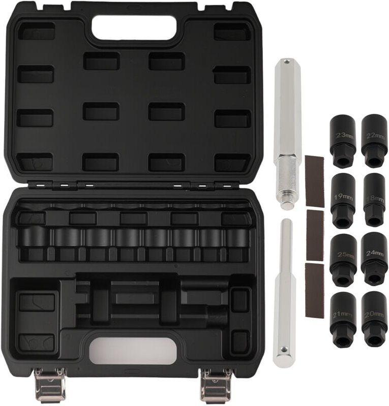 Industrietaugliches Radbolzen-Werkzeug mit 180mm Austreibdorn
