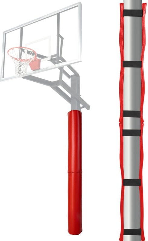 VEVOR Basketball Polster (180 cm hoch) Polsterung kompatibel mit quadratischen Stangen (40 x 40 bis 115 x 115 mm) und ru...