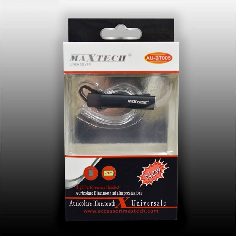 Maxtech - Trade Shop - universal hochleistungs-bluetooth-kopfhörer für smartphone AU-BT005 -