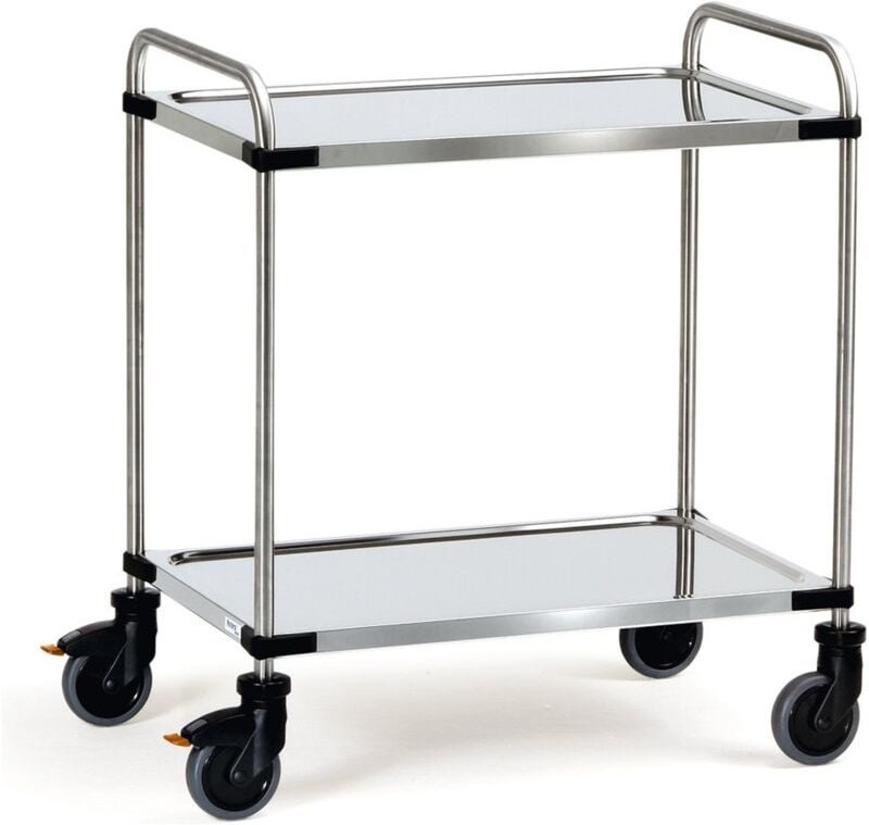 Edelstahlwagen, Ladefläche 1.000 x 600 mm - Fetra