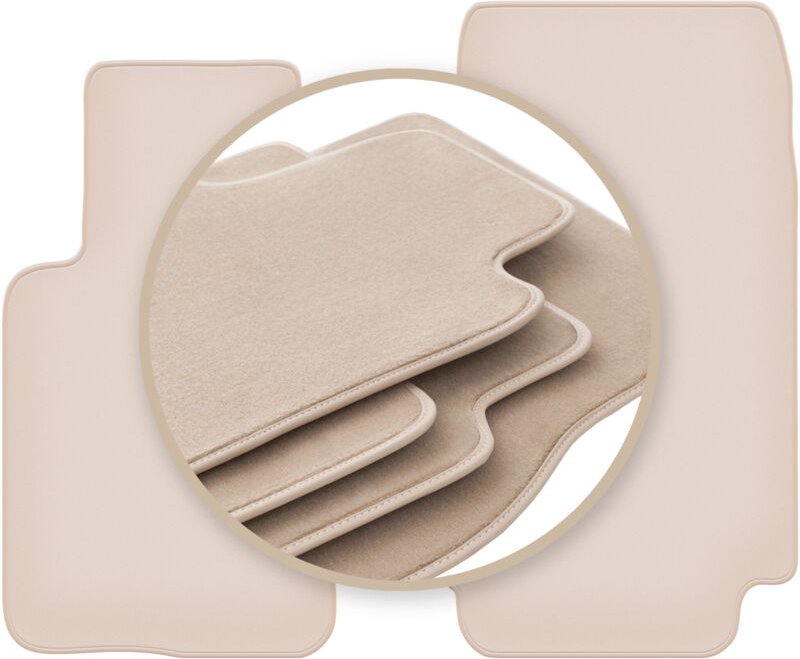 PREMIUM beige Matten für: BMW Z3 E36/8 Coupé 1997-2002