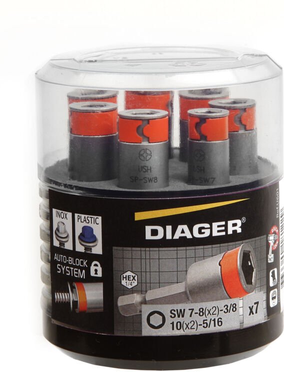 Power 7-teiliger Steckschlüssel-Satz - U601