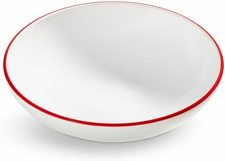 Gmundner Keramik - Rubinroter Rand, Schale (ø 17cm)