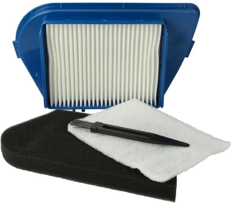 4-tlg. Filter + Pinsel Set kompatibel mit Rowenta ro 3443014 Q0, ro 3449014 Q0, ro 3463 ga 4Q0, ro 3463014 Q0, ro 34634 ...