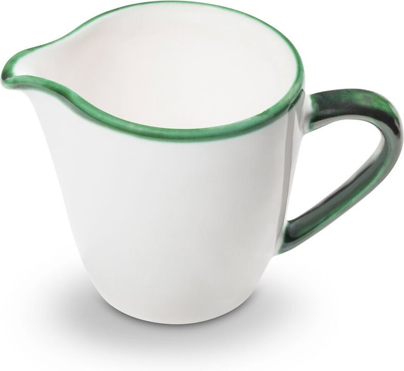 Gmundner Keramik - Grüner Rand, Milchgießer Gourmet 0,2 Liter