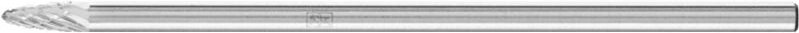 PFERD TOOLS Hartmetall Frässtift Rundbogen RBF Ø 03x07mm Schaft-Ø 3x75mm Z3P universal mittel kreuzverzahnt