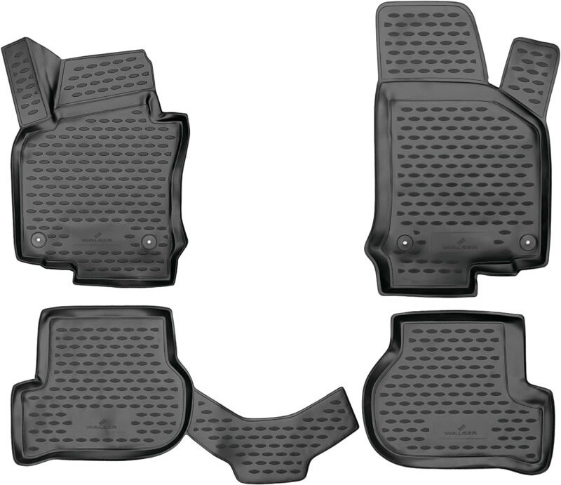 Walser - Gummimatten xtr für vw Golf 6 10/2008 - 12/2014, Golf 6 Variant 07/2009 - 07/2014